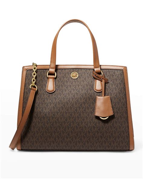 michael kors chantal|michael kors medium leather satchel.